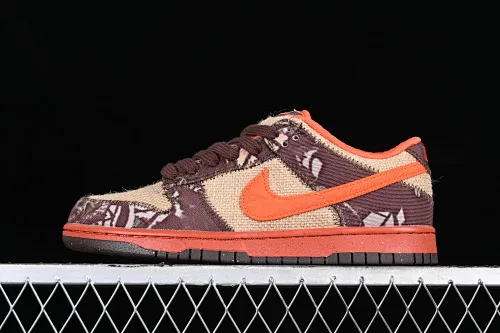 All categories Nk SB Dunk Series Nk SB Dunk Low low-top sneakers C version Nk SB Dunk Low "Hunter Reese Forbes" brown white orange SB low-top casual sneakers 304292-281
